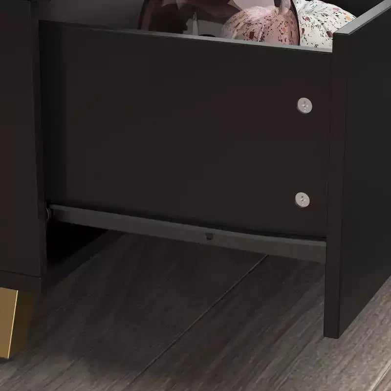 Mobile TV allungabile bianco/nero, stile minimalista, adatto a TV fino a 85", montaggio da 1 persona