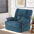 MAYEERTY Blackish Green Oversized Rocking Recliner Chair For Adults Living Room