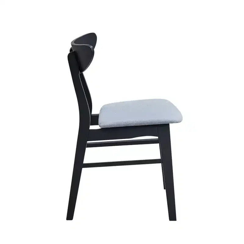 Sedia da pranzo moderna imbottita, set da 2