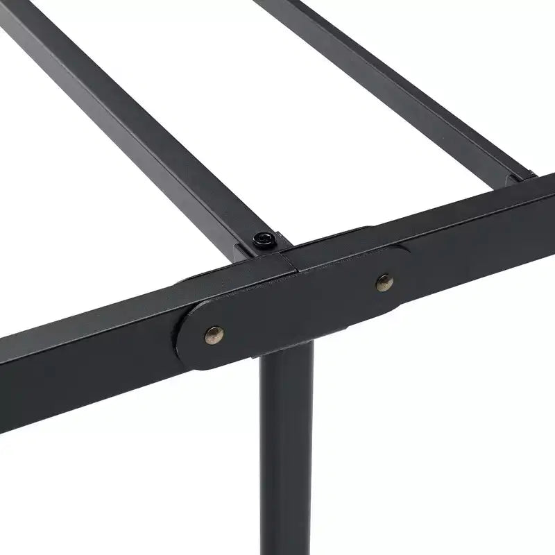 Letto matrimoniale con struttura in metallo stile rustico marrone, 1 persona