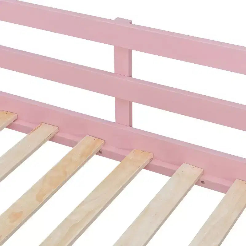 Letto a castello nero/grigio/rosa da una piazza e mezza con cassettiera illuminata e contenitore, per 2