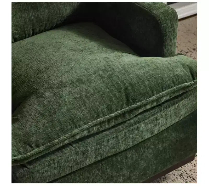 Poltrona girevole accentuale a botte in velluto beige/nero/marrone/verde scuro/azzurro, a sedile singolo