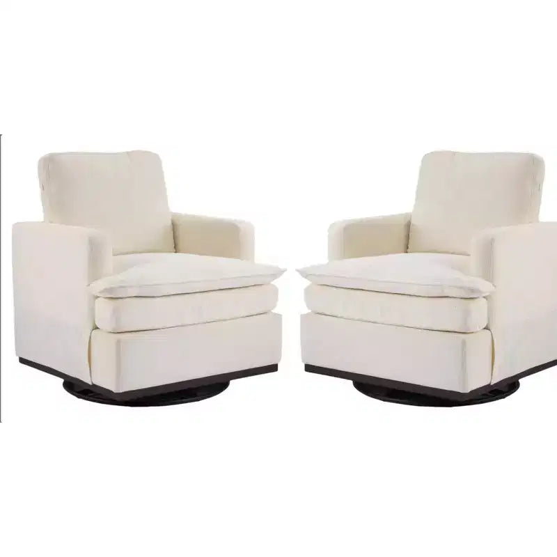 Poltrona girevole accentuale a botte in velluto beige/nero/marrone/verde scuro/azzurro, a sedile singolo