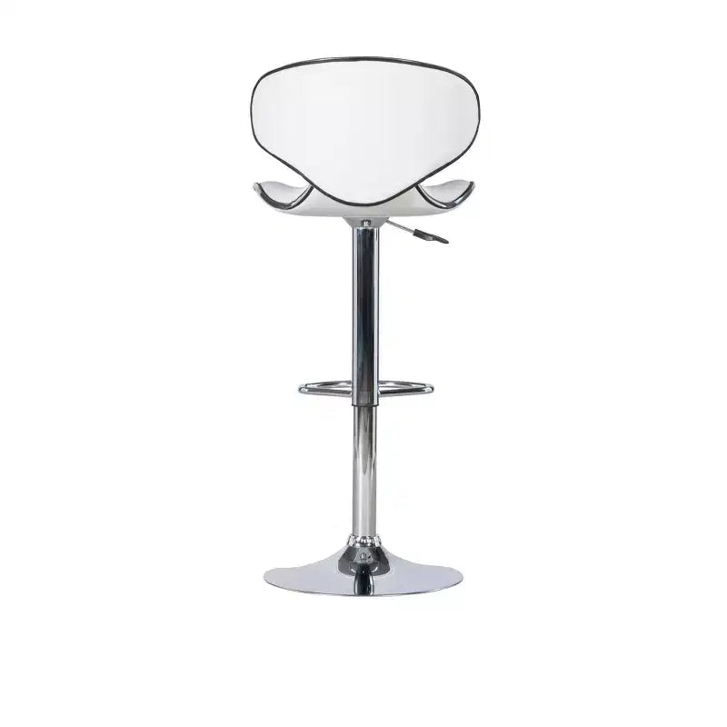Sgabello da bar regolabile senza braccioli, grigio/bianco, 1 posto