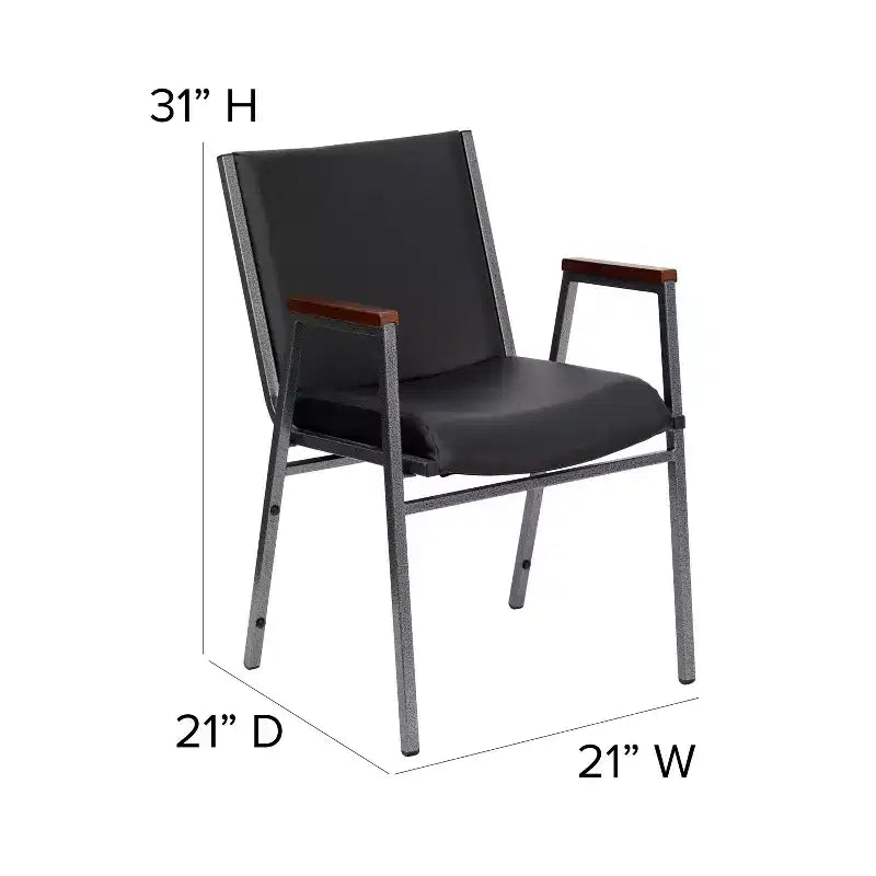 Sedia impilabile con braccioli – Multicolore, Tessuto/Vinile, Seduta singola