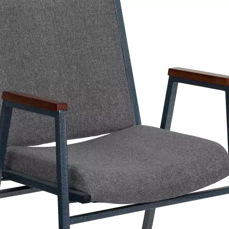 Sedia impilabile con braccioli – Multicolore, Tessuto/Vinile, Seduta singola