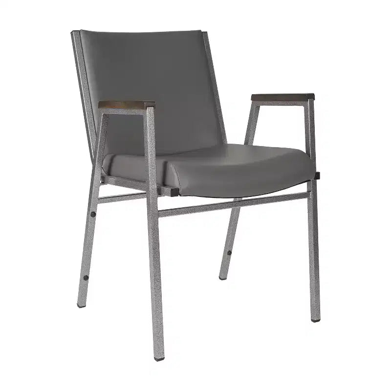 Sedia impilabile con braccioli – Multicolore, Tessuto/Vinile, Seduta singola