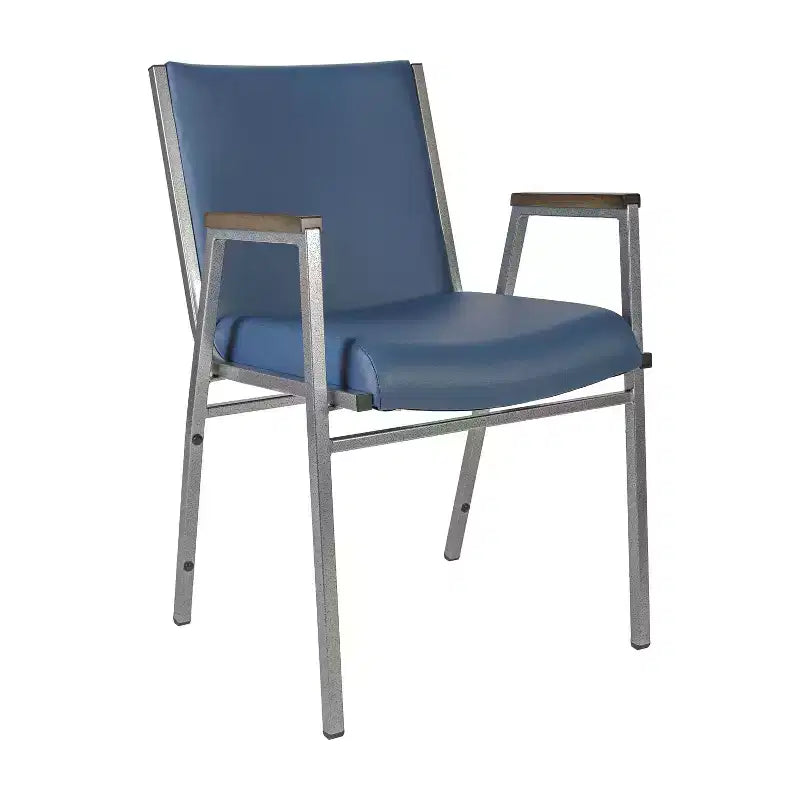 Sedia impilabile con braccioli – Multicolore, Tessuto/Vinile, Seduta singola