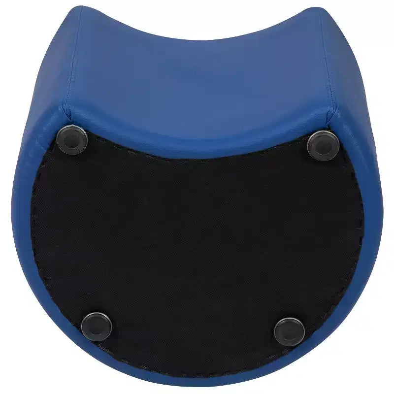Pouf modulare a forma di luna, multicolore, seduta singola