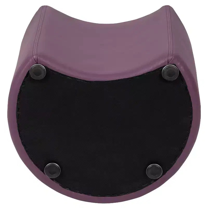 Pouf modulare a forma di luna, multicolore, seduta singola