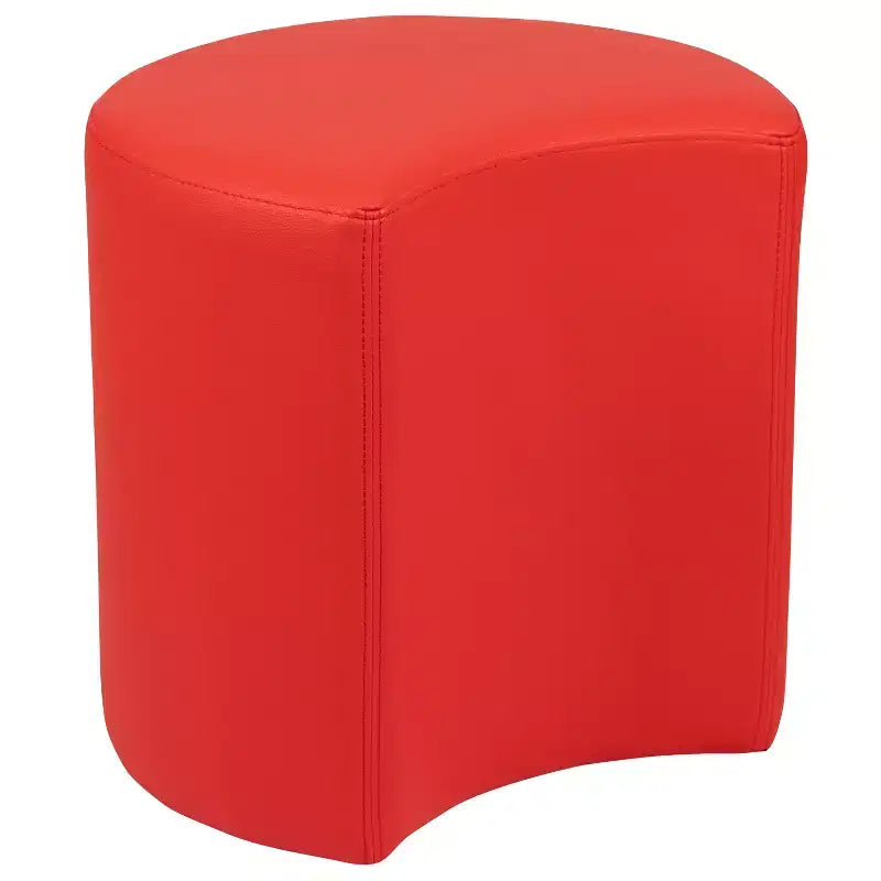 Pouf modulare a forma di luna, multicolore, seduta singola
