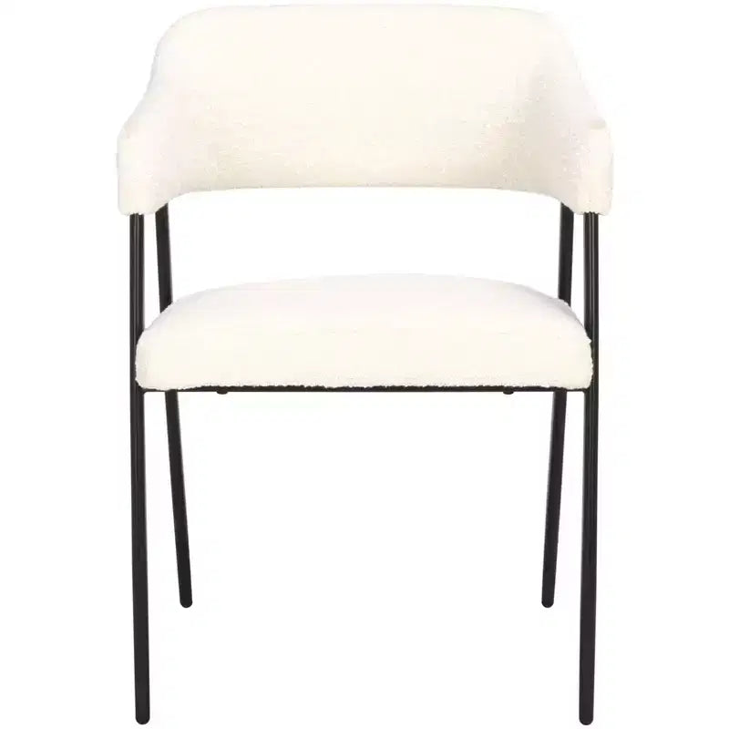 Naoko Dining Chair - DCH1105 - White/Black - Safavieh